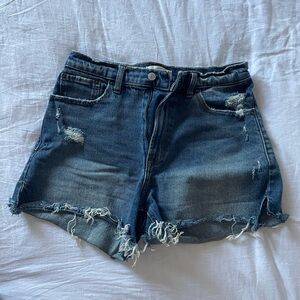 Abercrombie & Fitch Classic Blue High Rise Shorts
